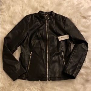 ANA faux leather moto jacket